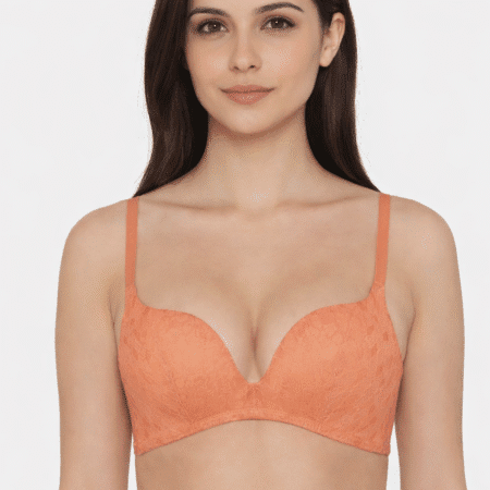 Wacoal Push Bra With Half Coverage with Lace Pattern
