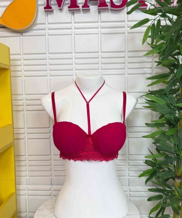 PrettyCat Underwired Balconette Bra with Light Padding